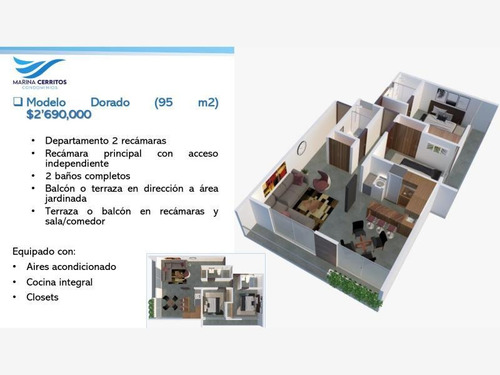 Imagen 2 de 11 de Departamento En Venta Villa Marina