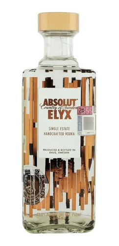 Vodka Absolut Elyx Edic Esp 750 Ml