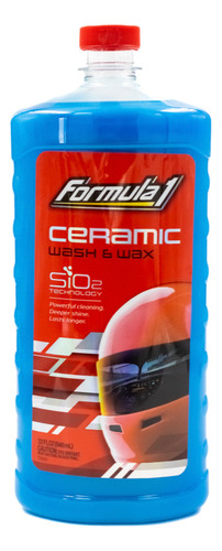 Shampoo Ceramico Formula 1 Para Auto 32 Oz 946 Ml Brilloso