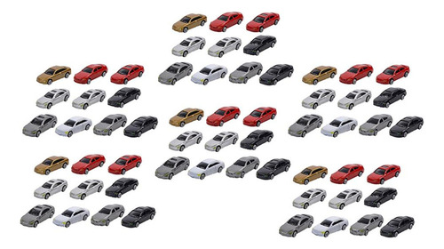 Ho Escala Modelo Mini Coche 1:87 Edificio Tren 60 Piezas