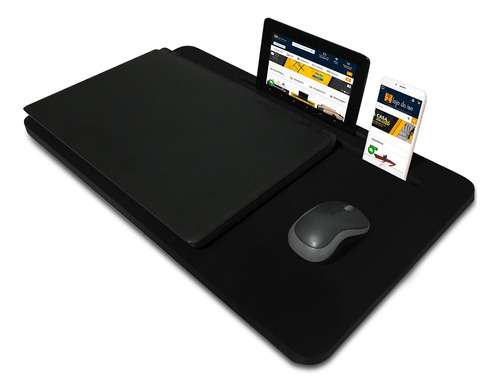 Suporte Mesa Para Notebook Tablet Celular  Usar Na Cama Mdf