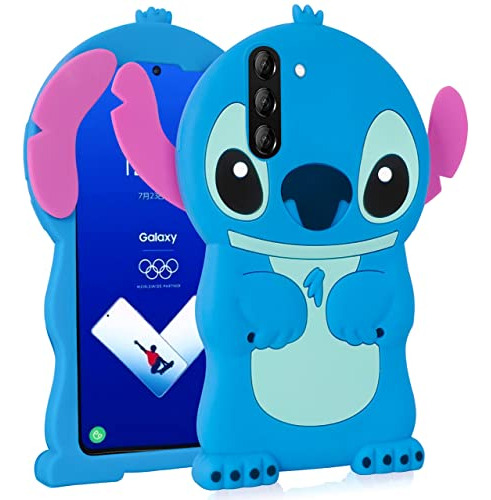 Funda Para Galaxy S21 Cute Cartoon Funny Fun Kawaii 3d Ch-02