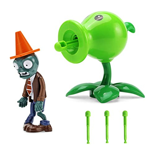 2 Pcs Plants And Zombies Toys Action Figures, Juguetes ...