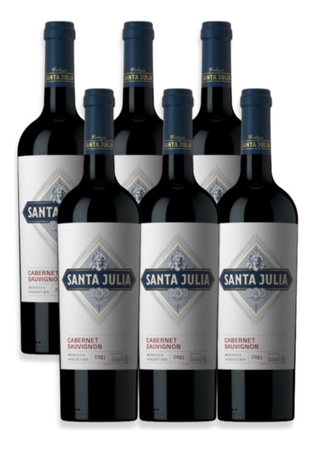 Vino Santa Julia Cabernet Sauvignon Caja X6u 750ml Mendoza