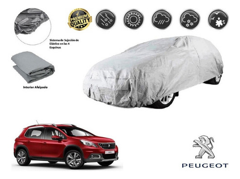 Lona Cubreauto Afelpada Premium Peugeot 2008 2015 A 2020