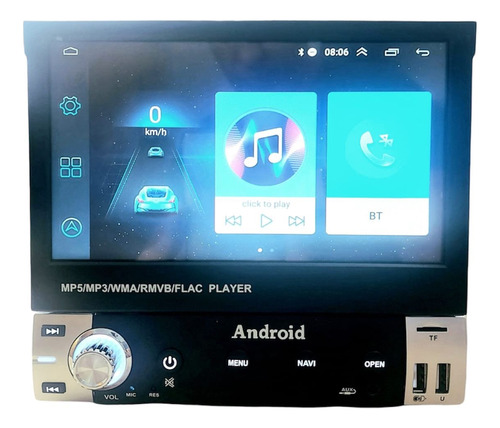 Radio Android Magnus Motorizado 1 Din