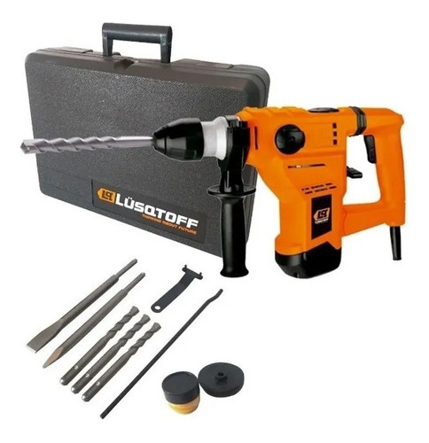Rotomartillo electroneumático Lüsqtoff RML1500-8 naranja frecuencia de 50Hz con 1500W de potencia 220V