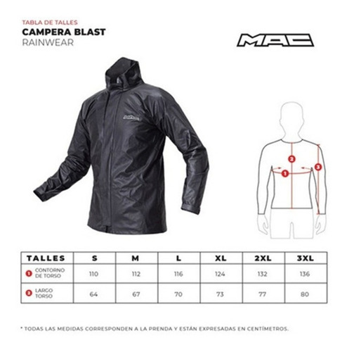 Imagen 5 de 9 de Traje Moto Lluvia Impermeable Mac Blast Rainsuit Devotobikes