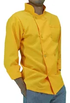 Comprar Filipina Chef Hombre Amarillo Mango En Poliéster