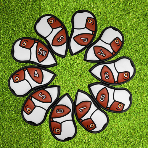 10 Fundas Para Palos De Golf, Juego De Cubiertas De Hierro