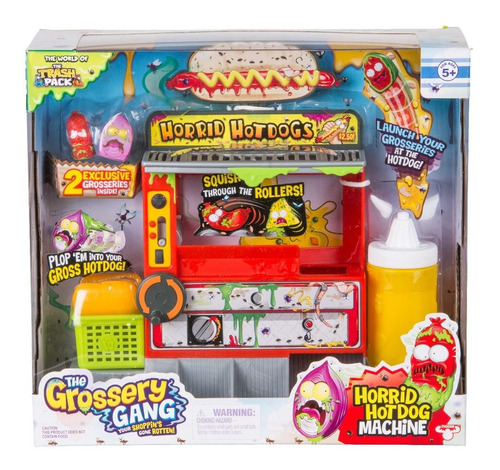 Grossery Gang Maquina De Hotdogs Horribles + 2 Fig Educando