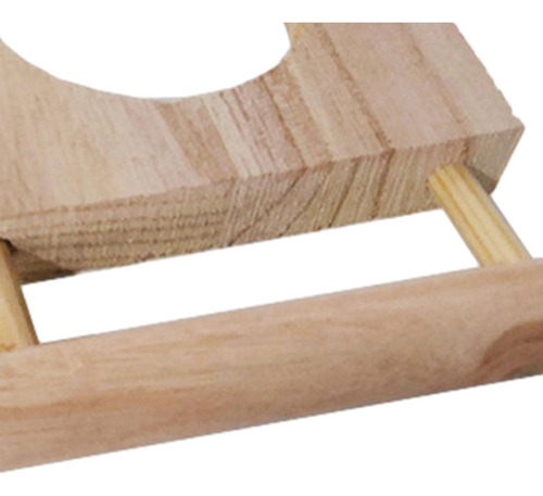 Comedero Para Pájaros, Soporte De Madera, Jaula Para Loros,