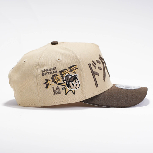 Gorra New Era Dodgers Ohtani Vegas Gold Two Tone Original Marrón Claro Único