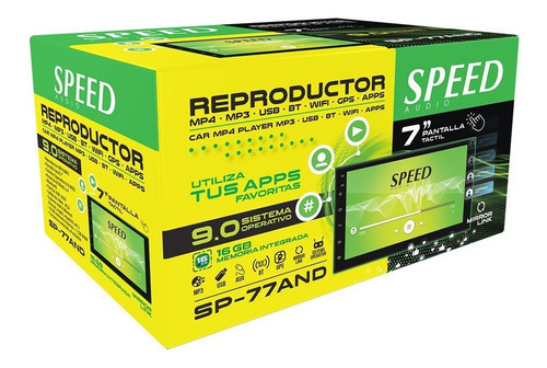 Reproductor Con Pantalla 7 Touch Bluetooth Speed