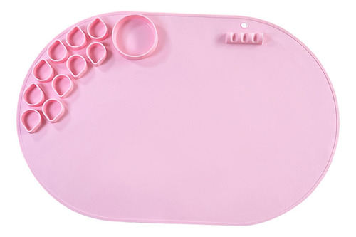 Tapete De Silicona Para Manualidades, Tapete De Pintura Rosa