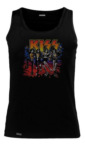 Camiseta Esqueleto Kiss Rock Metal Textura Vitage Sbo