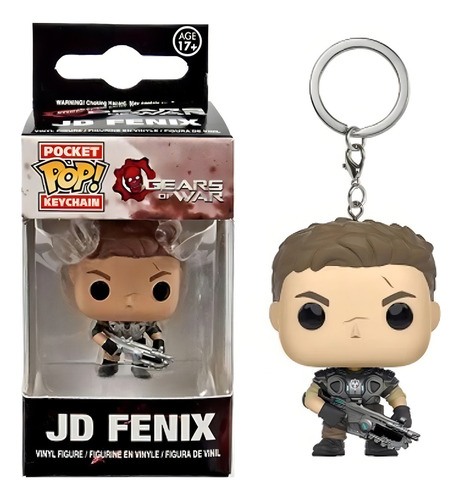 Funko Gears Of War Pocket Pop! Video Games Jd Fenix Keychain