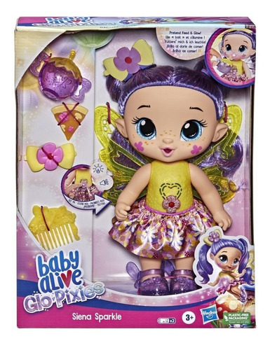 Baby Alive Muñeca Glopixies - Siena Sparkle