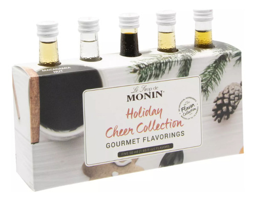 Syrup Monin Holiday Cheer Collection 5 Sabores X 50ml C/u