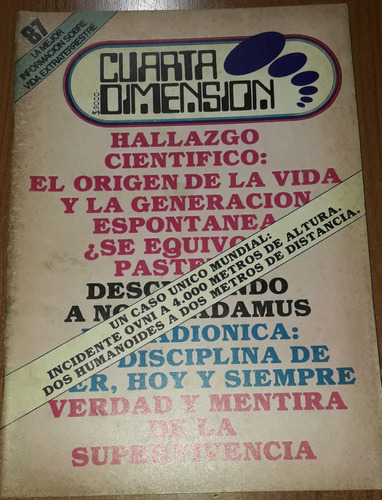 Revista Cuarta Dimension N°87   