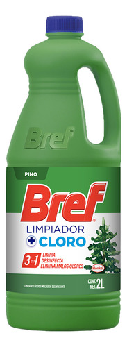 Bref desincloro limpiador multiusos pino 2 litros