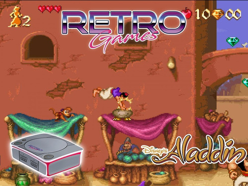Retrogames Con 8000 Juegos + Aladdin Snes Rtrmx