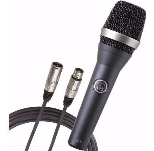 Imagen 3 de 5 de Microfono Dinamico Akg D5 Stage Pack + Soporte + Cable
