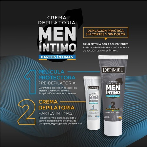 Depimiel Men Íntimo - Zona íntima - Normal - Unidad - 1 - 95 g