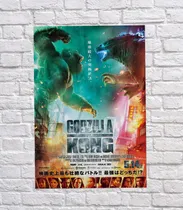 Comprar Posters Godzilla Vs Kong Cine Afiches Peliculas 120x80 Cm