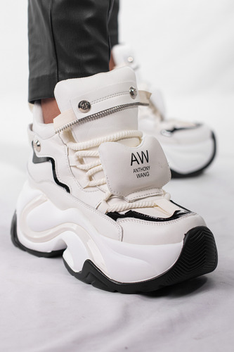 Tenis Anthony Wang Jupiter-04 | Blanco Mujer Estándar