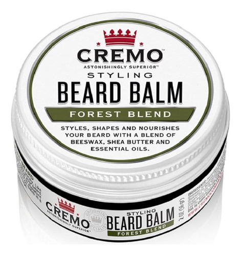 Cremo Balsamo Para Barba Para Peinar, Mezcla De Bosque, Nutr