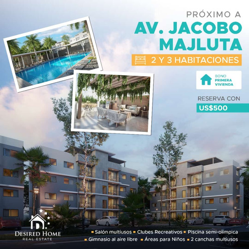 Proyecto De Apartamentos Ubicado En La Jacobo Majluta, Santo Domingo Norte