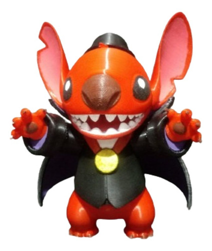 Boneco Do Stitch Vampiro Vermelho