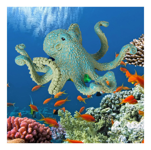 De 2 De Modelo De Pulpo Animal, Juguetes De Plástico Para