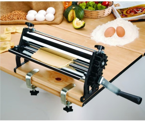 Cilindro Laminador Para Abrir Massas Manual Anodilar 28cm