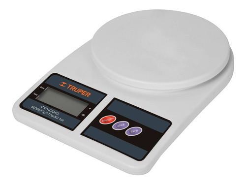 Báscula Digital  Plástica Cocina Capacidad 5kg Truper 15161