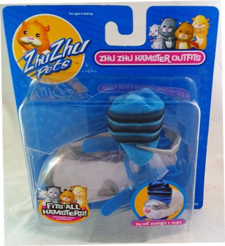 Zhu Zhu Pets Hamster Traje De Esquís Sombrero.