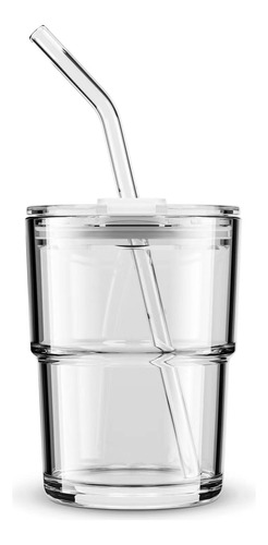 Bluepolar Vaso De 13 Oz/13.5 Fl Oz, Tazas De Cafe De Vidrio