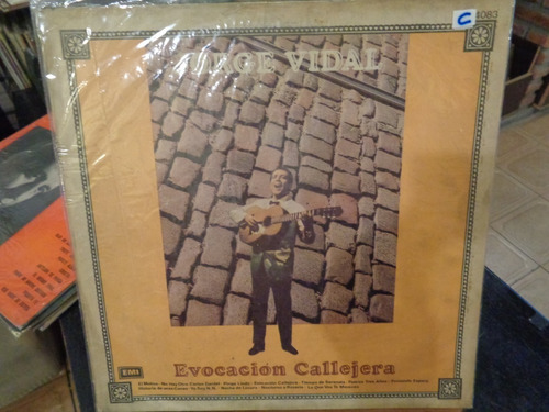 Jorge Vidal Evocacion Callejera Disco Lp Vinilo  M