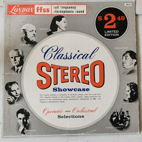 Disco Lp:classical Stereo- Showcase