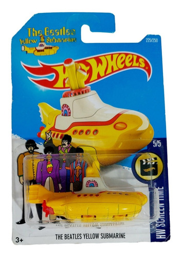 Hot Wheels 2016 The Beatles Yellow Submarine