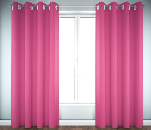 Cortina Para Sala Quarto 3,00x2,30 Cores Grande Cor Rosa Pink