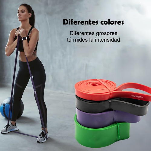 Bandas Elásticas De Resistencia Para Dominadas 4 Niveles