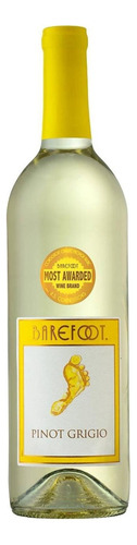 Pack De 2 Vino Blanco Barefoot Pinot Grigio 750 Ml