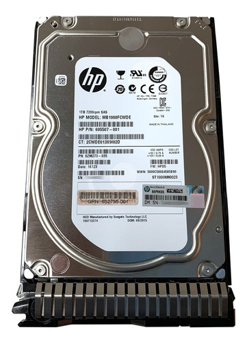 Disco Duro Servidor Hp 1tb 3.5  Dl20 (g10) Dl160 (g10) Dl325