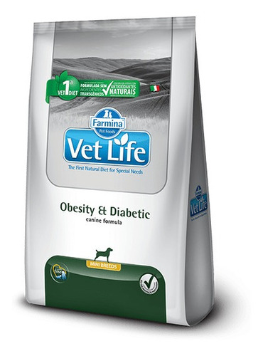 Vet Life Alimento Perro Obesity Y Dia - Kg a $64950