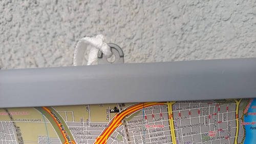 Mapa Ruta 40 - 80x60cm Para Colgar - Laminado Y Varillado