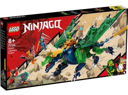 Bloques Lego Ninjago Dragon Legendario De Lloyd 747 Pzs Febo