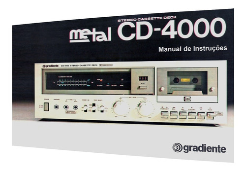 Manual Do Tape Deck Gradiente Cd-4000 (cópia Colorida)