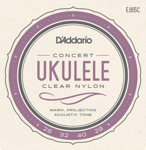 Encordoamento P/ Ukulele - Concert- Daddario Ej65c Jg Corda